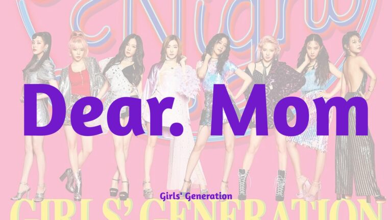 Girls’ Generation_Dear. Mom_Thumbnail