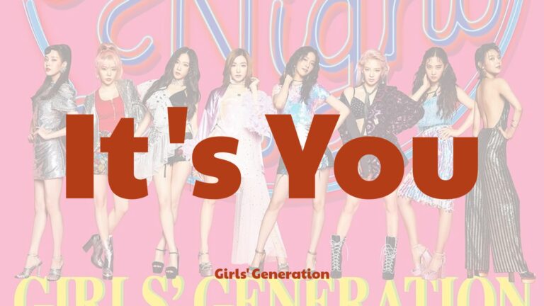 Girls’ Generation_It’s You_Thumbnail