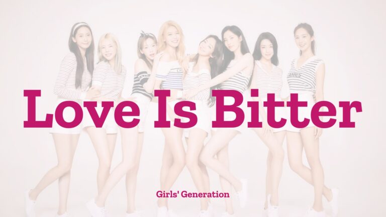 Girls’ Generation_Love Is Bitter_Thumbnail