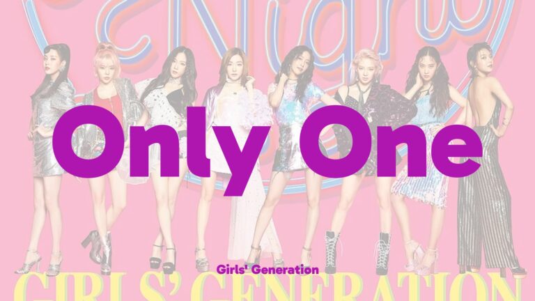 Girls’ Generation_Only One_Thumbnail