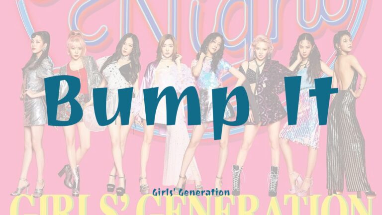 Girls’ Generation_Bump It_Thumbnail