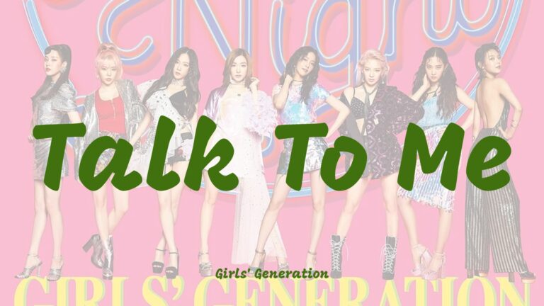 Girls’ Generation_Talk To Me_Thumbnail