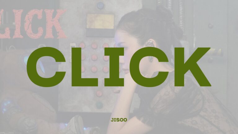 JISOO_CLICK_Thumbnail