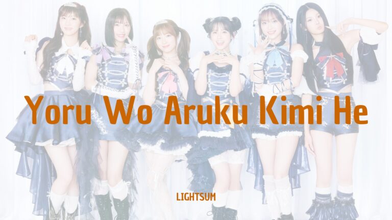 LIGHTSUM_Yoru Wo Aruku Kimi He_Thumbnail